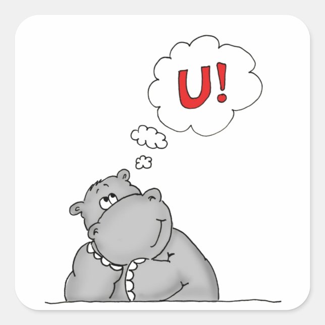 Pegatina Cuadrada indefinido (Anverso)