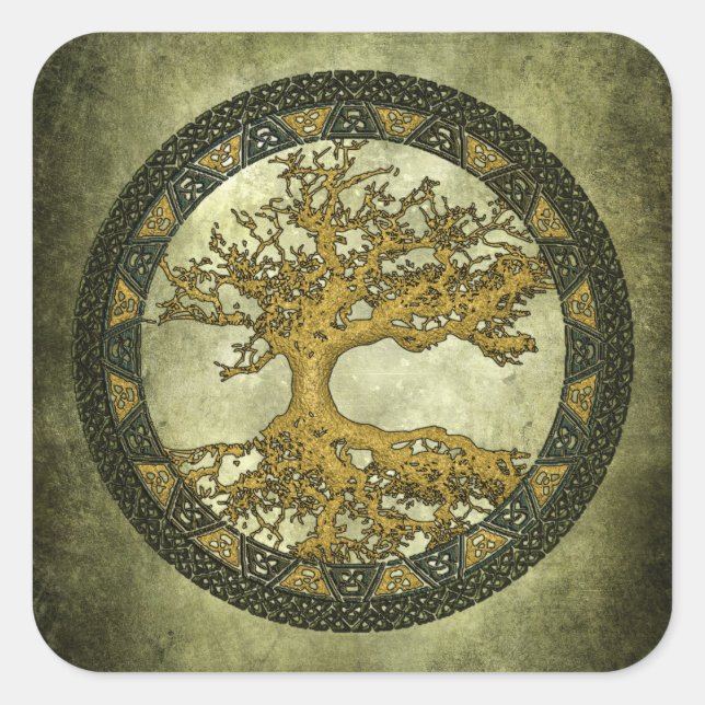 Pegatina Cuadrada indefinido (Anverso)