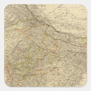 Pegatina Cuadrada India