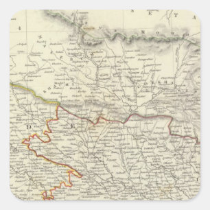 Pegatina Cuadrada India X