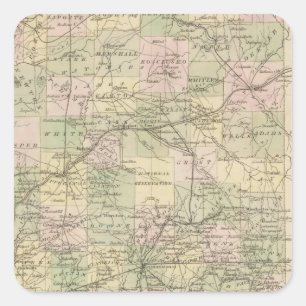 Pegatina Cuadrada Indiana 3