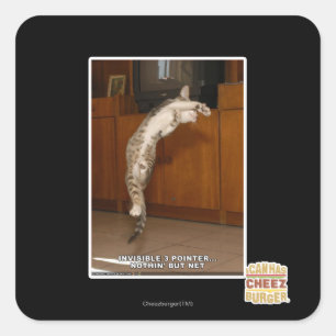 Pegatina Cuadrada Indicador invisible 3