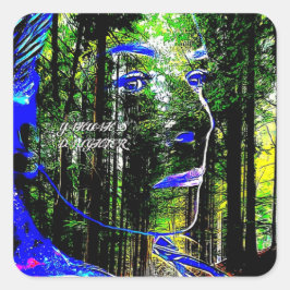 Pegatina Cuadrada Indigo Candy 01