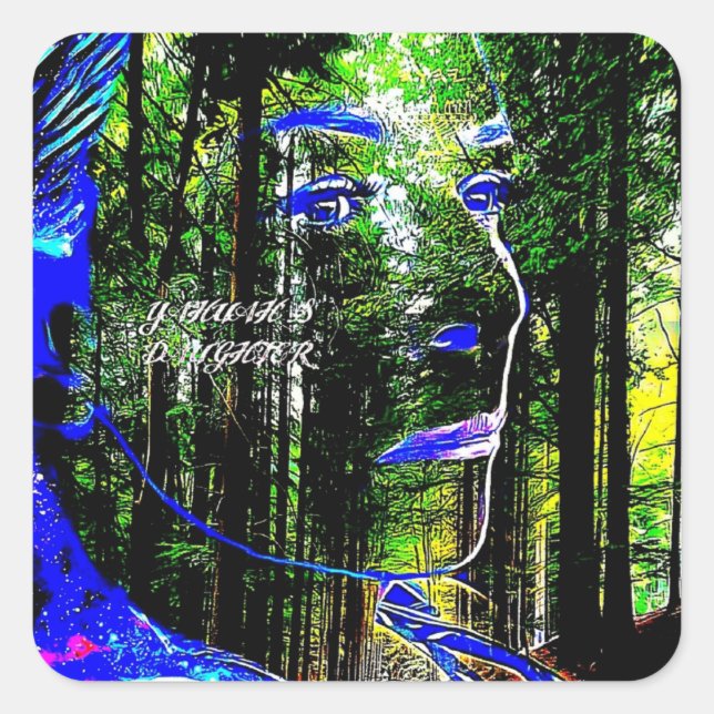 Pegatina Cuadrada Indigo Candy 01 (Anverso)