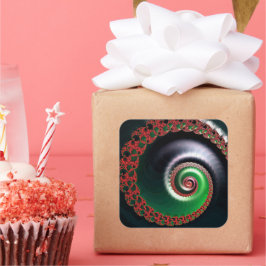 Pegatina Cuadrada Infinite Whirl