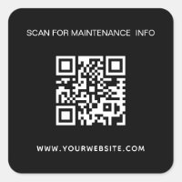 Información de mantenimiento de código qr para emp