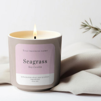 Pegatina Cuadrada Información personalizada de producto hecha a mano