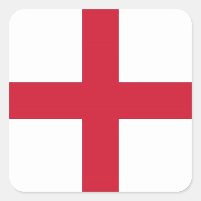 PEGATINA CUADRADA INGLATERRA (Anverso)