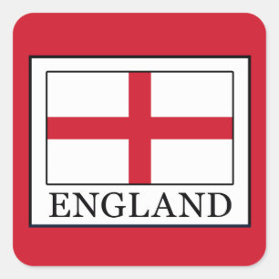 Pegatina Cuadrada Inglaterra