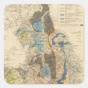 Pegatina Cuadrada Inglaterra