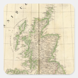 Pegatina Cuadrada Inglaterra, Europa 7