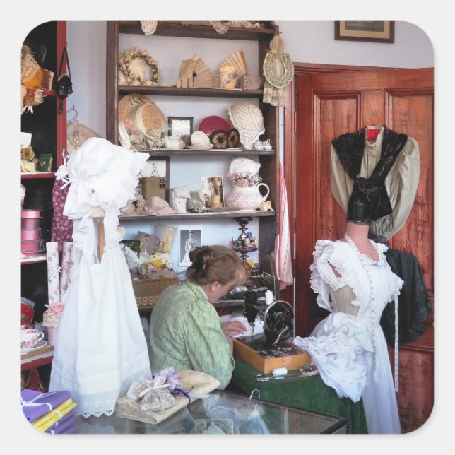 PEGATINA CUADRADA INGLATERRA VICTORIANA (Anverso)