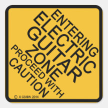 Ingresando a una zona de guitarra eléctrica