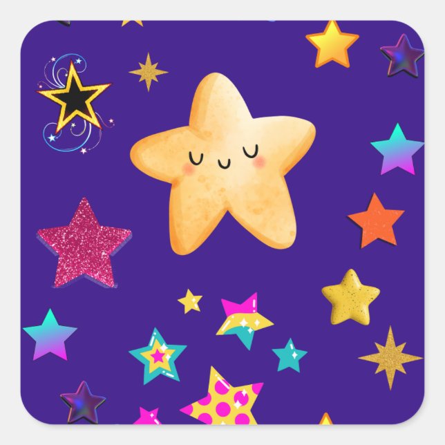 Pegatina Cuadrada inicio (Anverso)