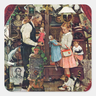 Pegatina Cuadrada Inocente, 1948