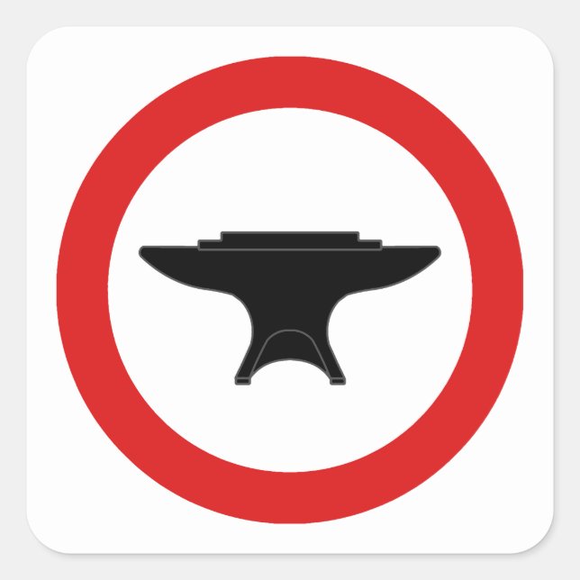 Pegatina Cuadrada Insignia de la población de SCA Silva Vulcani (Anverso)