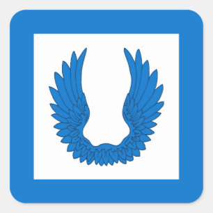 Pegatina Cuadrada Insignia de población de SCA Arenal