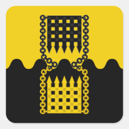 Pegatina Cuadrada Insignia de población de SCA Schattentor