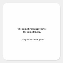Pegatina Cuadrada Inspiration runners 