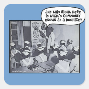 Pegatina Cuadrada Instructor de la Escuela de enfermería - Doohicky