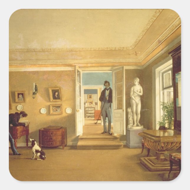 Pegatina Cuadrada Interior (Anverso)