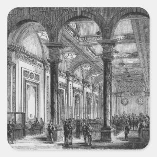 Pegatina Cuadrada Interior de Lloyd de Londres