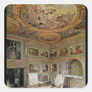 Pegatina Cuadrada Interior del 'Salle Louis XIV