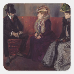 Pegatina Cuadrada Introducción, 1902