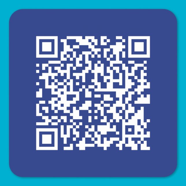 Pegatina Cuadrada Introducir URL de código QR generado instantáneame (Subido por el creador)