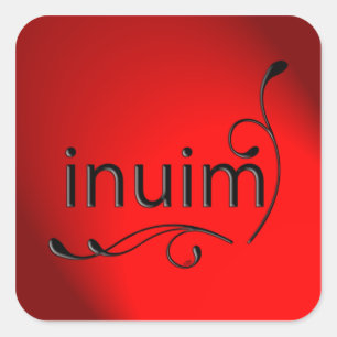 Pegatina Cuadrada inum