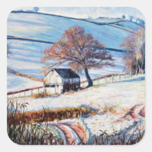 Pegatina Cuadrada Invierno Frost 2009