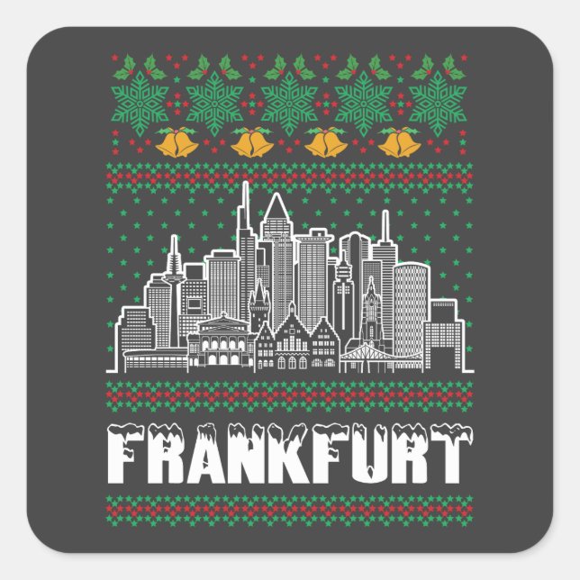 Pegatina Cuadrada Invitación (Anverso)