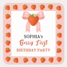 Invitación a la fiesta de Berry Sweet