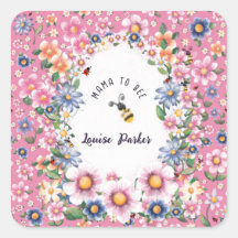 Invitación para baby shower de Mama to Bee