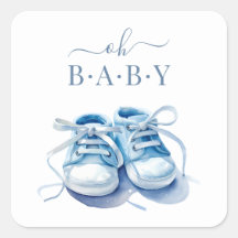 Invitación para baby shower Zapatillas de bebé, Ni