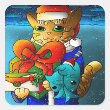 Invitado del gato del navidad