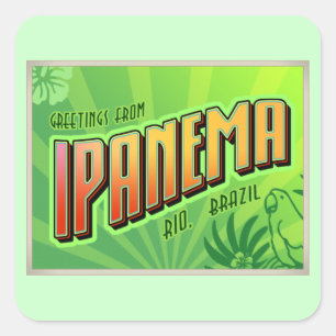 PEGATINA CUADRADA IPANEMA