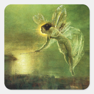 Pegatina Cuadrada Iris, Espíritu de la noche