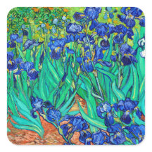 Irises (1889) Arte Botánico Van Gogh Retro Floral