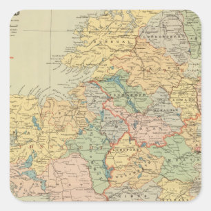Pegatina Cuadrada Irlanda 20