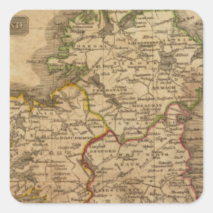 Pegatina Cuadrada Irlanda 4