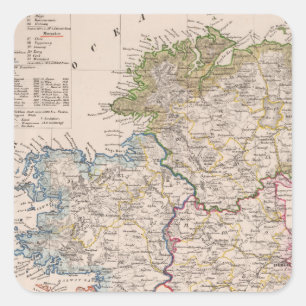 Pegatina Cuadrada Irlanda 5
