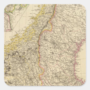 Pegatina Cuadrada Irlanda 8