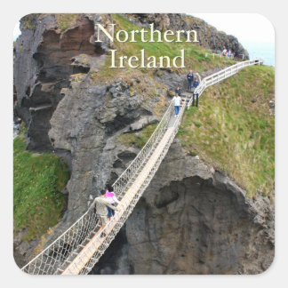 Pegatina Cuadrada Irlanda del Norte