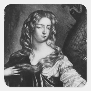 Pegatina Cuadrada Isabella Duquesa de Grafton