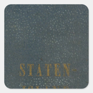 Pegatina Cuadrada Isla Staten
