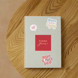 Pegatina Cuadrada It’s All About Jesus – Christmas Sticker #16