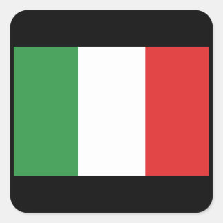 PEGATINA CUADRADA ITALIA