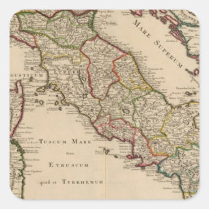 Pegatina Cuadrada Italia 16