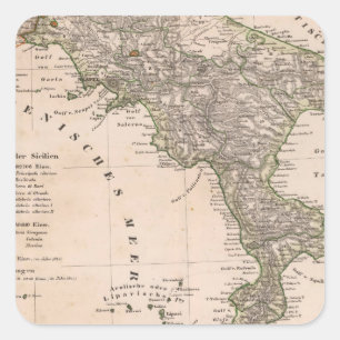 Pegatina Cuadrada Italia 22